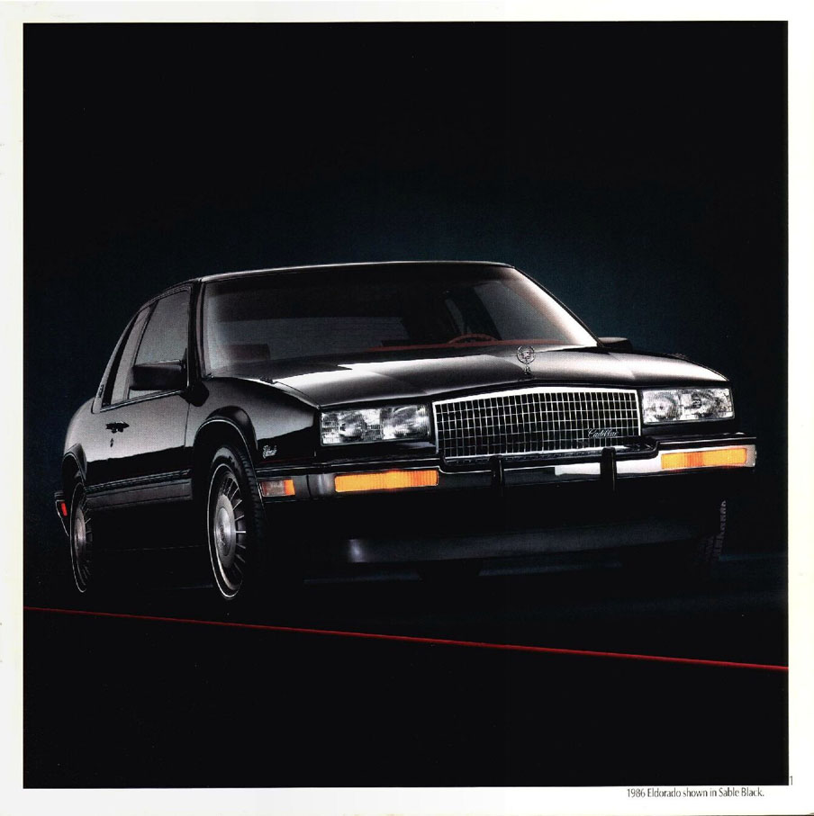 1986 Cadillac Eldorado Brochure Page 9